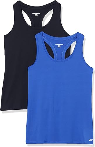 Women’s Tech Stretch Racerback Tank Top (Available in Plus Size), Multipacks